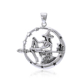 Witchy Sterling Silver Pendant TPD4245