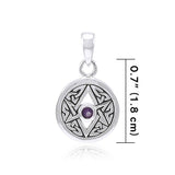 Magical Hexagram Sterling Silver Pendant TPD4257