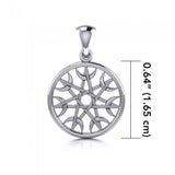 The magickal seven ~  Elven Star Sterling Silver Pendant TPD4279