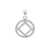 NA Symbol Sterling Silver Pendant TPD4704