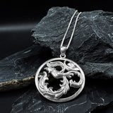 Phoenix Om Sterling Silver  Pendant TPD5108