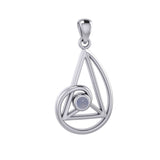 Peter Stone Golden Ratio Silver Pendant with Gemstone TPD6178