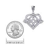 Celtic Eternal Love Bythol Sterling Silver Pendant – Timeless Symbol of Love and Devotion by Peter Stone Jewelry TPD6214