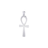 Large size 60 mm. Ankh Sterling Silver Pendant TPD6318