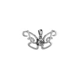 Peter Stone Identity Butterfly Sterling Silver Pendant with Gemstone TPD6428