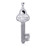 The Bewitching Key Of Magick Silver Pendant by Sabrina...the Ink Witch TPD733