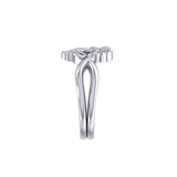 The Tree of Life Silver Puzzle Ring by Peter Stone Jewelry TRI2462