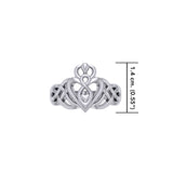 Eternal Love Goddess Sterling Silver Ring: Exquisite Jewelry by Peter Stone TRI2473
