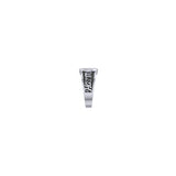 Harm None with Peace Symbols Sterling Silver Ring TRI2579