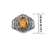 One Day at a Time with Phoenix Sterling Silver Ring with Gemstone TRI2593