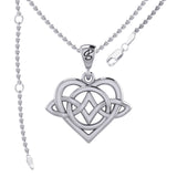 Celtic Eternal Love Bythol Sterling Silver Pendant – Timeless Symbol of Love and Devotion by Peter Stone Jewelry TPD6214
