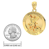 Saint Michael Vermeil Pendant VPD4564