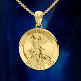 Saint Michael Vermeil Pendant VPD4564