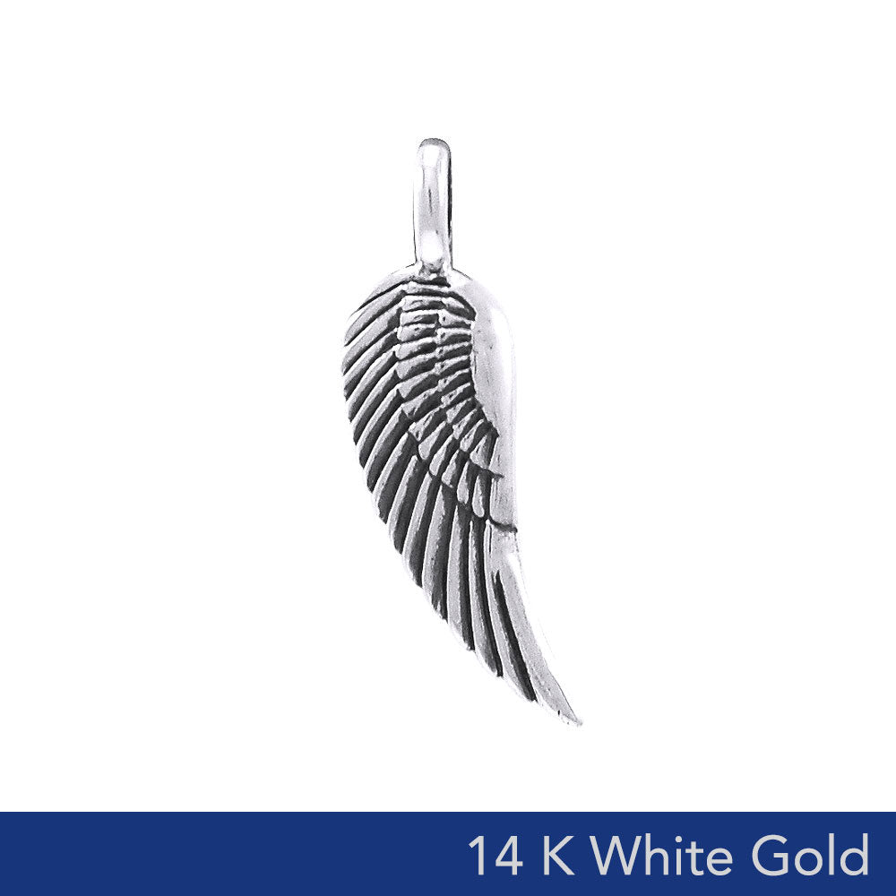 Angel Wing 14K White Gold Pendant WPD3646