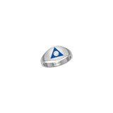 Al-Anon Solid Gold Ring with Blue Enamel GRI2562