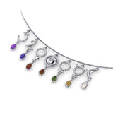 The Universe Symbols Silver Necklace TNC013 - Jewelry