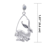 Rabbit Ostara Sterling Silver Pendant TPD4737