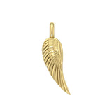 Angel Wing 14K Yellow Gold Pendant GPD3646