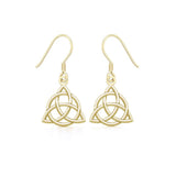 Triquetra Solid Gold Earrings GTE2912