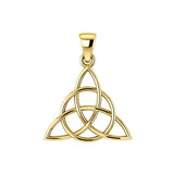 The Divine Power of the Triquetra ~ Solid Gold Pendant GTP3378