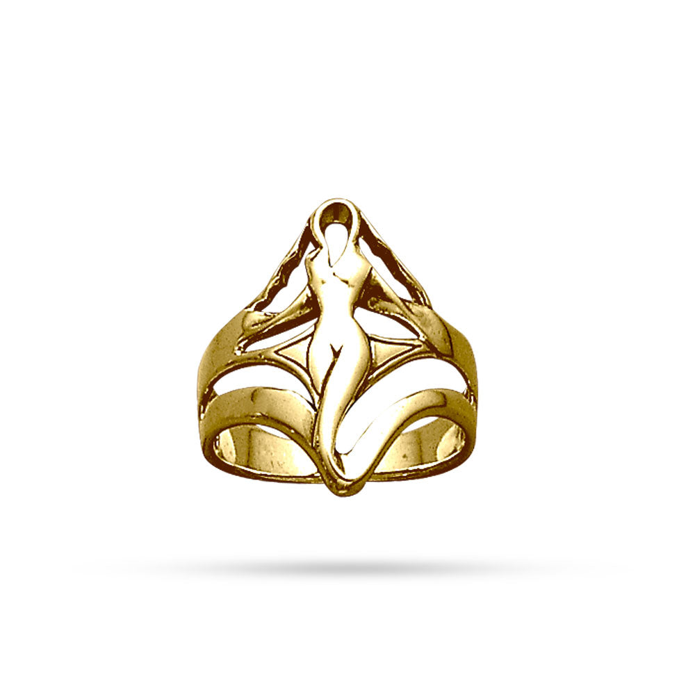 Goddess of Sexual Power Gold Ring GTR3683