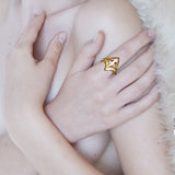 Goddess of Sexual Power Gold Ring GTR3683