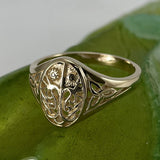 Tree of Life Solid Gold Ring GTR3688