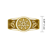 Elven  Pentacle - a Ring of Magic and Enchantment Ring GTR3711