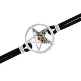 Pentacle Steampunk Silver and Gold Accent MBL290