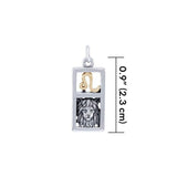 Leo Silver and Gold Charm MCM299 - Jewelry