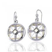 Protection and Growth Silver and Gold Earrings MER530