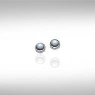 Yin Yang Silver Post Earrings NE016 - Jewelry