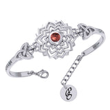 Crown Chakra with Celtic Trinity Silver Bracelet  TBA285