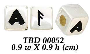 A Rune Bead TBD052 - Jewelry