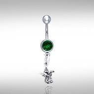 Silver Dragon Belly Button Ring TBJ009 - Jewelry