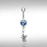 Silver Dragon Belly Button Ring TBJ009 - Jewelry