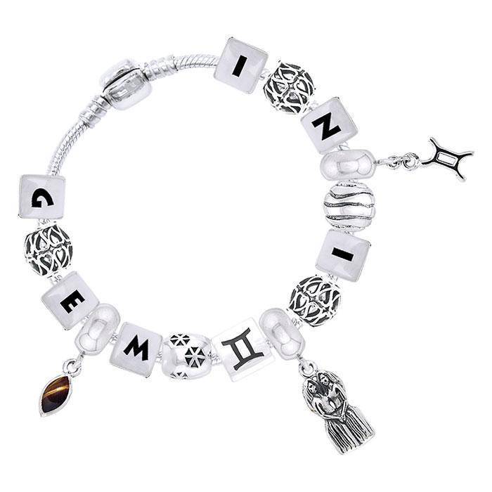 Gemini Astrology Bead Bracelet TBL325 - Jewelry