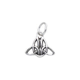 Celtic Twin Trinity Knot Silver Charm TCM054 - Jewelry