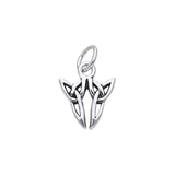 Celtic Twin Trinity Knot Silver Charm TCM055 - Jewelry