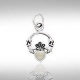 Silver Celtic Claddagh Birthstone Charm TCM274 - Jewelry