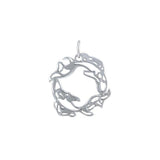 Pisces Zodiac Silver Charm TCM496 - Jewelry