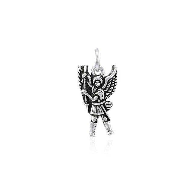 Archangel Michael Silver Charm  TCM531 - Jewelry