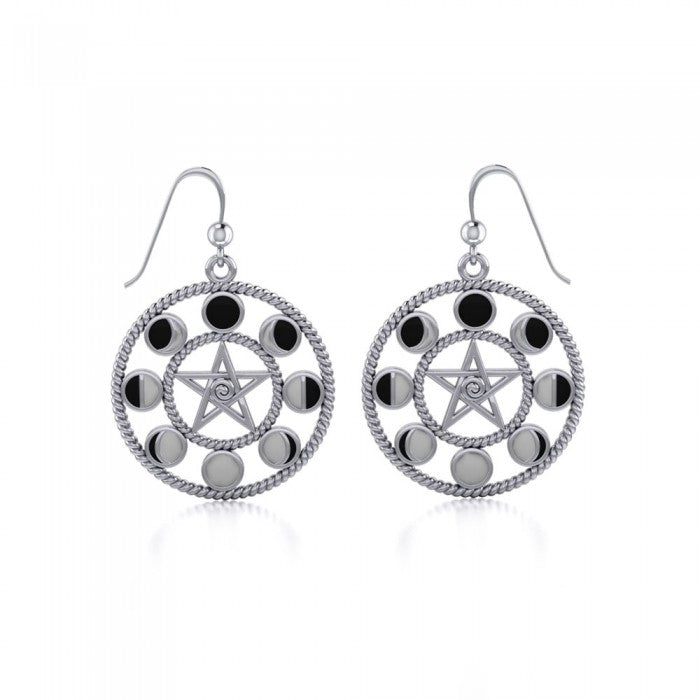 Magick Moon Silver Earrings TER014