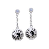 Chinese Astrology Yin Yang Earrings TER074 - Jewelry