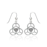 Mandala Sterling Silver Earrings TER1394 - Jewelry