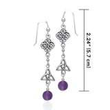 Celtic Knotwork Silver Earrings TER154 - Jewelry