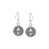 Celtic Triquetra Hexagram Earrings TER1569 - Jewelry