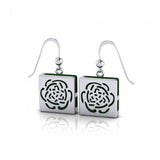 Rose Aromatherapy Sterling Silver Earrings TER1670 - Jewelry