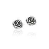 Rose Silver Post Earrings TER1818