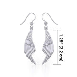 Celtic Angel Wing Silver Earrings TER1925 - Jewelry